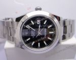 NEW UPGRADED Rolex Datejust 41 Black Replica Watch SS Oyster Face 